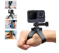 TELESIN Ascender De Categoría Soporte de Correa de muñeca Compatible con Gopro Hero MAX Hero 10 9 8 7 6 5 dji Osmo Action, Insta360 One R 360 Grados Giratorio con Gancho J Giratorio