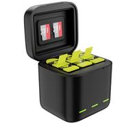 Telesin Caja cargadora de baterías triple + 2x accu - GoPro 9/10 | ✅ Reducción temporal