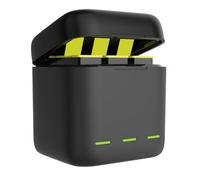 Telesin Caja de carga triple + 2x baterÃa - GoPro 9/10/11 BaterÃa amarilla