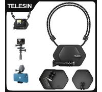 TELESIN cámara de acción magnética soporte de liberación rápida accesorios Gopro soporte de liberación para GoPro Hero Insta 360 DJI teléfono móvil