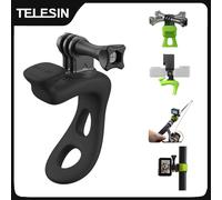TELESIN-Mini soporte Flexible ajustable de silicona para cámara de acción, accesorios para Cámara de Acción Gopro Insta360 DJI