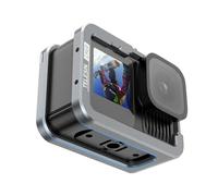 TELESIN Carcasa de aluminio de metal para cámara Go Pro 13, 12, 11, 10, 9, carcasa con filtro de objetivo ND/CPL, jaula protectora con 2 soportes para zapatos fríos para accesorios de cámara