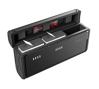 TELESIN Cargador de batería para Go Pro Hero 13 con triple ranura USB de carga rápida para GoPro Hero 13 con cable tipo C, bolsa de transporte, totalmente compatible con la batería GoPro Hero 13