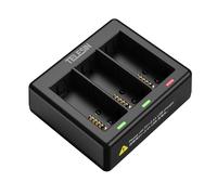 TELESIN Cargador de batería USB-C de 3 Ranuras para GoPro Hero 13 Black