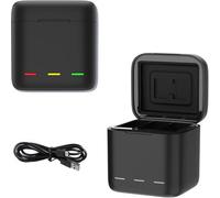 Telesin Cargador triple para GoPro 9/10/11