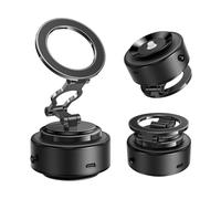 TELESIN Electric Soporte Magnetico Movil Coche, [Flexible 3-Axis] 105N 360° Ajustable Soporte de succión para MagSafe/iPhone/Android, Soporte para teléfono con Ventosa para Cocina, Gimnasio, Espejo