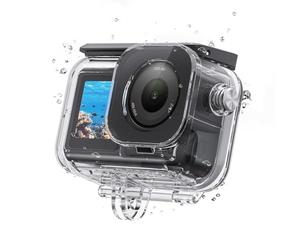 TELESIN Estuche Estanco Anti-Neblina para dji Osmo Action 6, Carcasa Submarina 60M/196FT para Buceo Profundo Scuba Snorkel, Soporte de Liberación Rápida, Accesorio Action 6