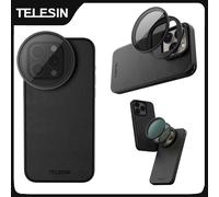 Filtro TELESIN CPL VND para iphone 15 pro 15 pro max con funda protectora para teléfono, filtro de disparo para teléfono, accesorios para iphone For 15 pro VND