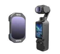 TELESIN Filtro magnético ND16 Compatible con dji Osmo Pocket 4/3 & Xtra Muse, Filtro de Densidad Neutra polarizante de Vidrio óptico Multicapa, Filtro de Objetivo HD Ultraligero