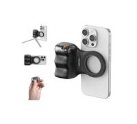 TELESIN Fun Shot - Agarre magnético para teléfono, agarre magnético para cámara réflex digital para iPhone y Android con control Bluetooth desmontable, rosca de 1/4 pulgadas, cómodo agarre ergonómico