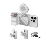 TELESIN Fun Shot Handle Grip Movil + C03 Magnético Selfie Luz Kit