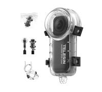 TELESIN Funda de Buceo para Insta360 X4, Estuche Impermeable de hasta 50m/164ft, Carcasa Protectora subacuática para Accesorios de cámara Insta360 X4, Disparos submarinos versátiles
