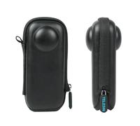 TELESIN Funda de transporte portátil para Insta360 X4, funda rígida de almacenamiento de viaje para accesorios Insta360 X4, resistente al agua, mini caja protectora de poliuretano duro, accesorios de