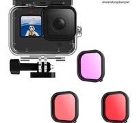 Telesin Funda estanca + juego de filtros de buceo GoPro 13/12/11/10/9