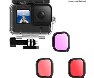 Telesin Funda estanca + juego de filtros de buceo GoPro 13/12/11/10/9