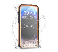 TELESIN° Funda Impermeable para iPhone 15, IP68 & Protector de Pantalla Incorporado Funda Protectora de Cuerpo Entero, Funda a Prueba de caídas Polvo y Golpes para iPhone 15