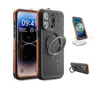 TELESIN° Funda Impermeable para iPhone 15 Pro, IP68 Con Protector de Pantalla Incorporado, Cuerpo Entero a Prueba de Caídas, Polvo y Golpes