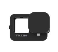 TELESIN Funda protectora de silicona de repuesto + cubierta de silicona de lente para GoPro Hero 11 Hero 10 Hero 9 Funda de silicona, funda protectora de silicona para Go Pro.