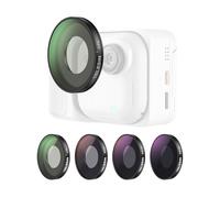 TELESIN Juego de 4 filtros CPL&ND para Insta 360 Go Ultra, acoplables CPL, ND8, ND16, ND32, densidad neutra polarizada, cristal óptico multiprocesado, accesorios para Insta360 Go Ultra