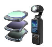 TELESIN Juego de filtros magnéticos compatibles con DJI OSMO Pocket 3 Creator Combo - Accesorios con filtro CPL, ND16 y Black Diffusion 1/4, montaje magnético, cristal óptico HD ultra fino