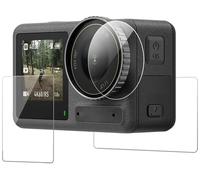 Telesin Juego de protectores de pantalla de cristal DJI Osmo Action 5 - apto para funda
