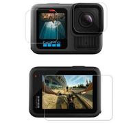 Telesin Juego de protectores de pantalla de cristal templado para GoPro 13
