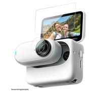 Telesin Juego de protectores de pantalla de cristal templado para Insta360 GO 3