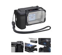 TELESIN Kit de agarre de calle de aleación de aluminio de metal para DJI Action 6 con soporte de agarre de cámara de jaula de metal con botón de obturador de sierra de aleación de aluminio carcasa de