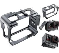 TELESIN° Marco de Carcasa para Insta360 Ace e Insta360 Ace Pro, Carcasa de Cámara de Acción de Aluminio, Accesorios para Insta360 Ace e Insta360 Ace Pro, con Zapata Fría para Micrófono de 1/4