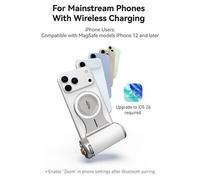 Telesin Master Grip blanco para iPhone 17/16/15/14/13/12