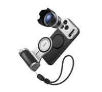 TELESIN Master Grip Teleobjetivo 3.5X para iPhone 18 Pro MAX, 400mm | Enfoque 7m+, Carga Inalámbrica 3200mAh, Empuñadura Equilibrada, EIS Telefoto, Controles DSLR para Fauna & Deporte