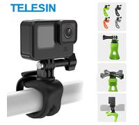 TELESIN-Mini soporte Flexible ajustable de silicona para cámara de acción, accesorios para Cámara de Acción Gopro Insta360 DJI