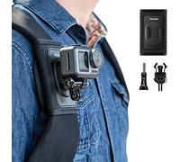 TELESIN Mochila con Correa para el Hombro y Soporte de fijación para cámara dji Osmo Action 6/5 Pro/4/3 Osmo 360 Osmo Nano, GoPro Hero/Insta360