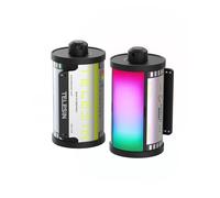 TELESIN Pack 2 Luces de Video RGB Magnéticas | Zapata Fría para Cámara DSLR | CRI 95+ & 2700-7500K | Luz LED RGB Portátil con Difusor | Streaming, Creadores de Contenido