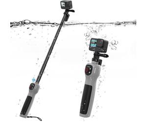 Telesin Palo selfie submarino con mando a distancia Bluetooth integrado, impermeable y extensible, 1 hora de carga, 21 horas de tiempo de disparo para GoPro Hero 13/12/11/10/9