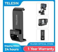 TELESIN para GoPro 9 10 11 12 cubierta lateral impermeable fácil extraíble tipo C puerto de cubierta de carga para GoPro Hero 9 10 11 batería
