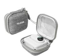 TELESIN Pequeña Funda Protectora para Insta 360 One R Twin Edition con cámara de acción de Gran Angular 4K, con Cremallera Media Abierta, se Puede conectar con Palo Selfie