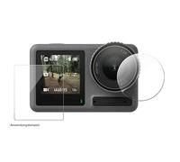 Telesin Protector de pantalla conjunto de vidrio DJI Osmo Acción 5 -para la cubierta