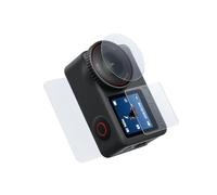 TELESIN Protector de pantalla de cristal templado para DJI Osmo Action 6 (1 juego) (3 unidades)