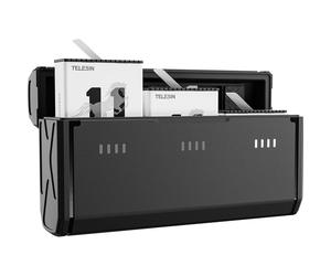 Telesin Scatola di ricarica con 2 batterie Stamina