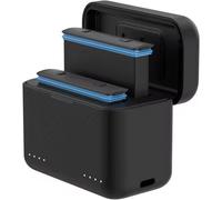 Telesin Caja de carga para baterías Insta360 X5 (2 ranuras)