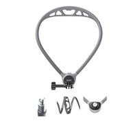 TELESIN SE3 Base Soporte de Cuello para Cámara de Acción POV, Gris | Soporte flexible y plegable con apoyo ancho y almohadilla suave para grabar POV con comodidad y estabilidad.