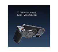 TELESIN Solo para 17 Pro Max Kit de Agarre Maestro Magnético, Kit de Agarre para Cámara de Teléfono - Soporte de Mango de Agarre Estilo DSLR