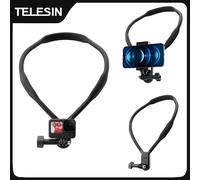 TELESIN Taixun Soporte de Cuello para Colgar Compatible con Gopro 12/11/10/9 Cámara Deportiva de Pecho Fijo de Pesca Ciclismo Cuello Colgante SE Cuello Colgante Dajiang /4 Adiciones