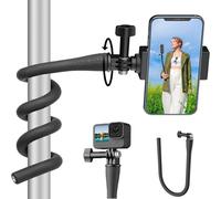 TELESIN Soporte Flexible de Cola de Mono y Palo de Selfie para GoPro Hero 13/12/11/10/9/8, DJI OSMO Action Pocket, Insta360 X5 X4, iPhone Android Smartphones, Monopié, Accesorios para Cámara de Acción