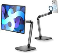 TELESIN° Soporte Magnético de Sobremesa para Teléfono y Tablet, Ajustable, Compatible con MagSafe, Multiángulo para Magsafe/iPhone/Android/iPad