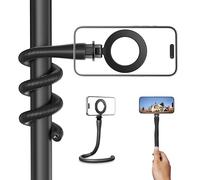 TELESIN° Soporte Magnético Flexible de Cola de Mono para Teléfonos, Soporte de Magsafe, Palo Selfie para IR de Compras, Cinta de Correr, Cochecito, Compatible con Phones/Action Camera (Negro)