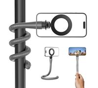 TELESIN° Soporte Magnético Flexible de Cola de Mono para Teléfonos, Soporte de Magsafe, Palo Selfie para IR de Compras, Cinta de Correr, Cochecito, Compatible con iPhone/Android/Go Pro, etc (Gris)