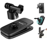 TELESIN° Soporte magnético para Mochila para GoPro Hero 13 12 11 10 9 8 7 MAX Insta360 X3 X4 dji Osmo Action 5 Pro 4 3 Osmo Pocket 3 Sección Soporte magnético con Clip de liberación rápida