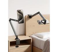 TELESIN° Soporte Magnético Universal 360° para Teléfonos - Soporte Ajustable para Streaming en Vivo, Compatibilidad Total MagSafe/iPhone/Android/iPad (Cama, Escritorio, Viajes)